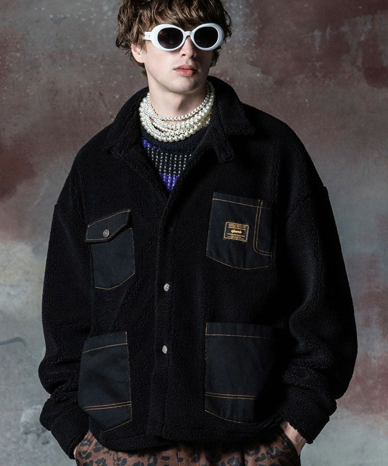 glamb パッチワーク カバーオール glamb（グラム）の「ACE coverall（カバーオール）」 - WEAR