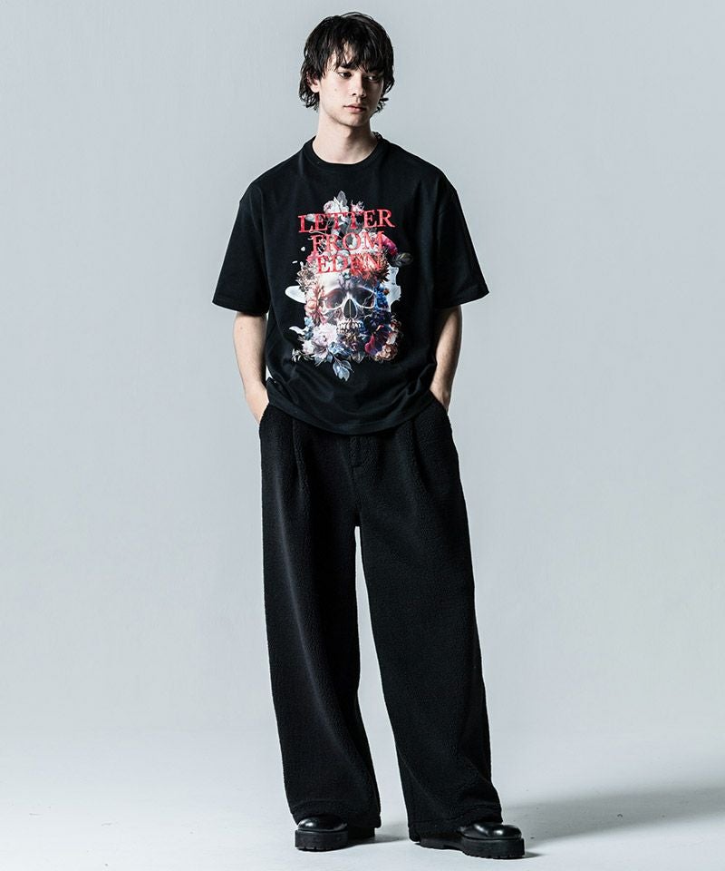 30%OFF【glamb(グラム)】Skull Flower T-Shirt スカルフラワーTシャツ