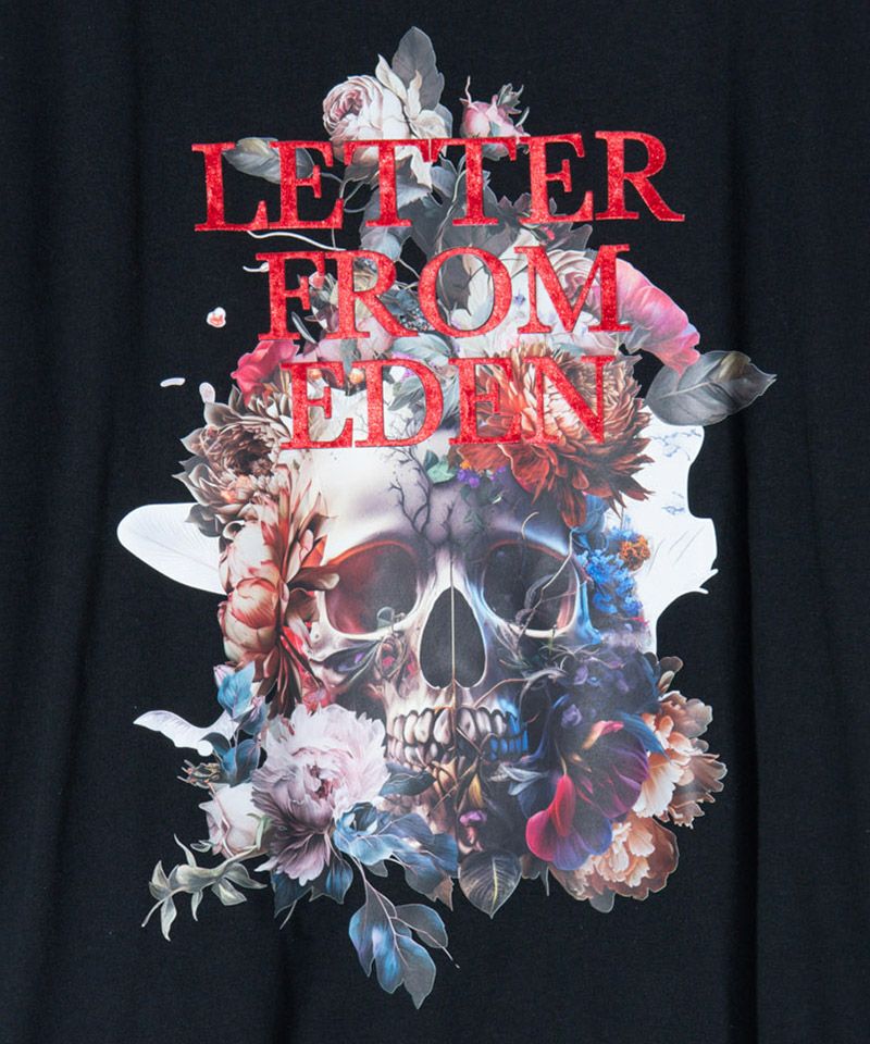 30%OFF【glamb(グラム)】Skull Flower T-Shirt スカルフラワーTシャツ