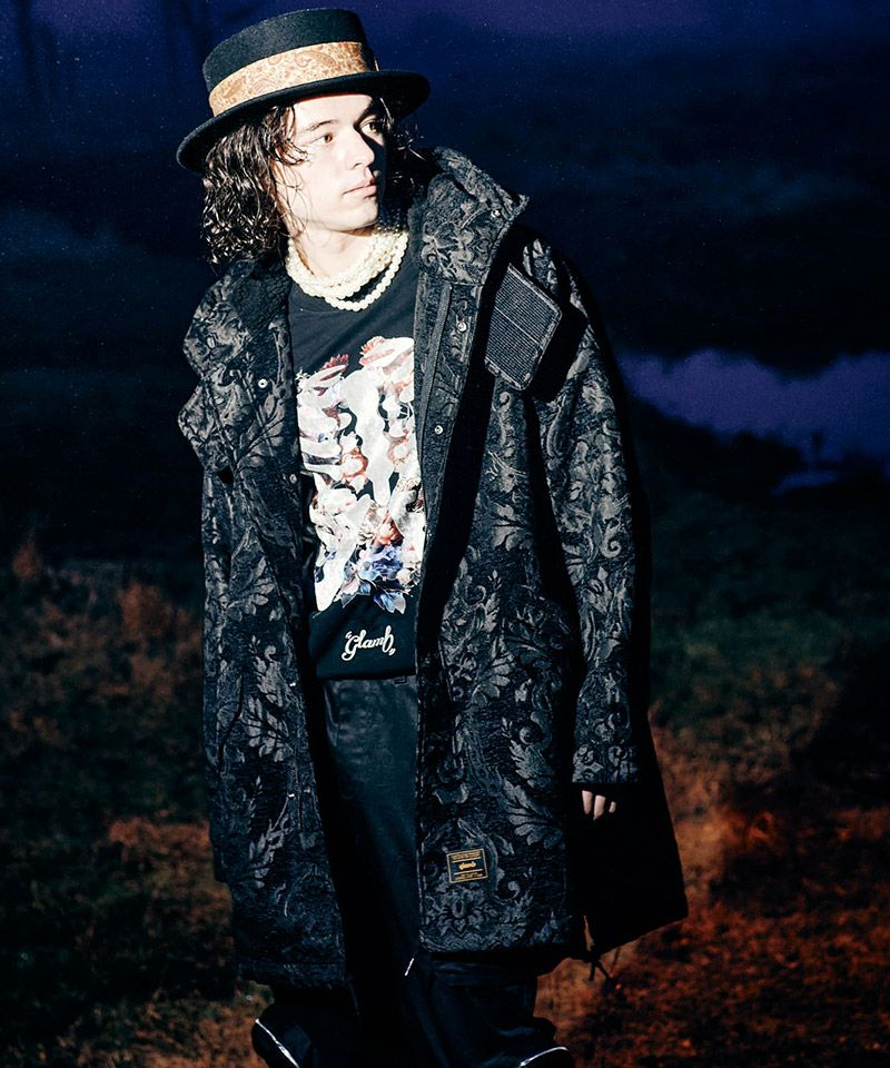 30%OFF【glamb(グラム)】Skelton Flower T-Shirt スケルトンフラワーT