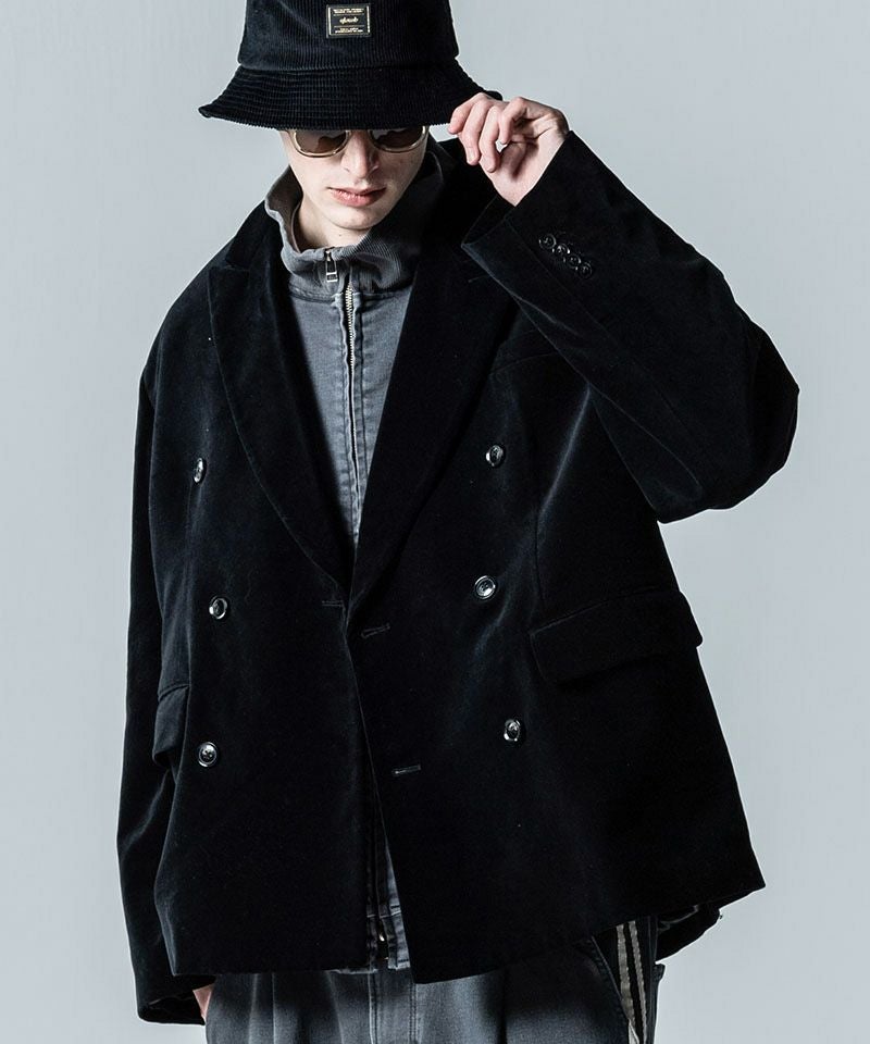 30%OFF【glamb(グラム)】Oversize Velveteen Tailored Jacket オーバー