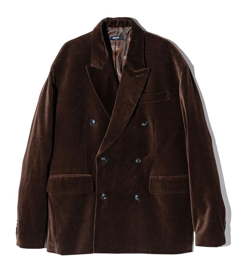 30%OFF【glamb(グラム)】Oversize Velveteen Tailored Jacket オーバー