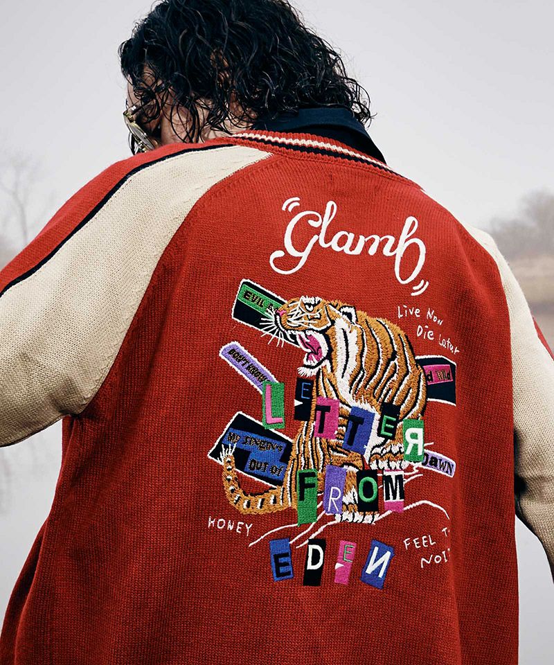 30%OFF【glamb(グラム)】Noize Ska Cardigan ノイズ スカ カーディガン 