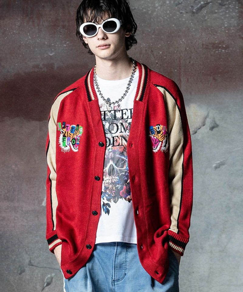 30%OFF【glamb(グラム)】Noize Ska Cardigan ノイズ スカ カーディガン