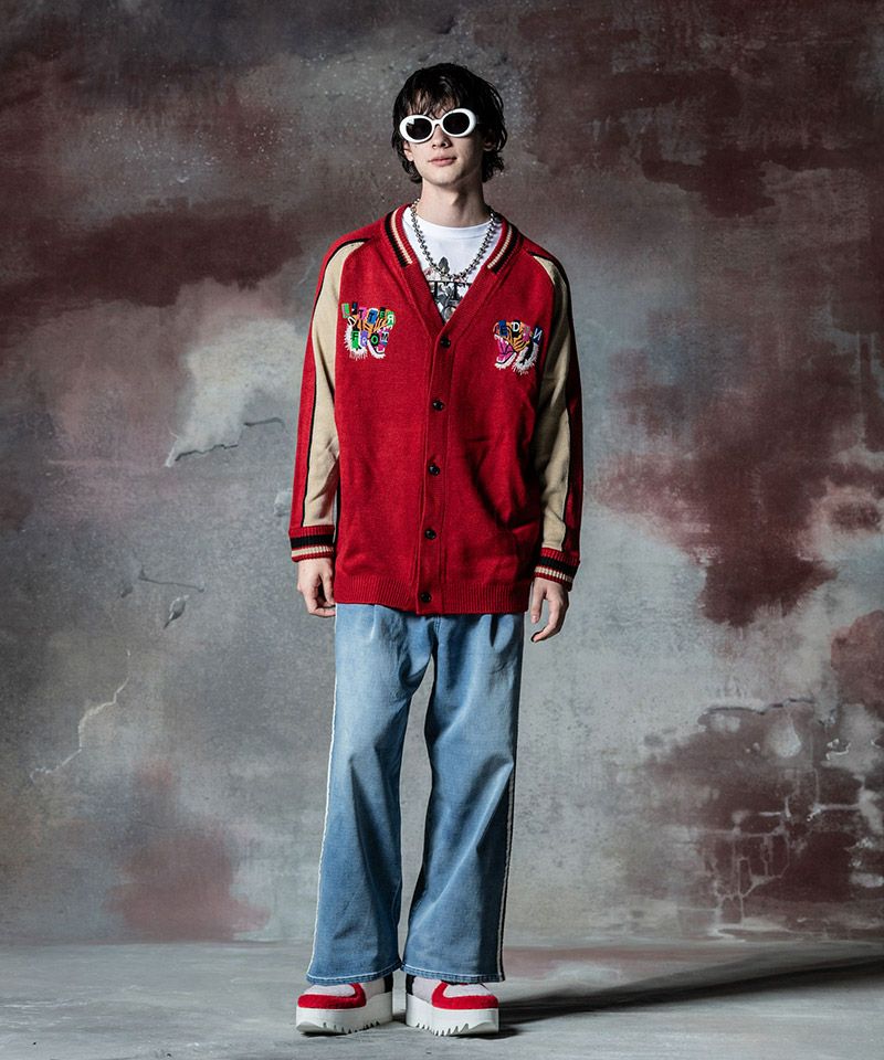 30%OFF【glamb(グラム)】Noize Ska Cardigan ノイズ スカ カーディガン