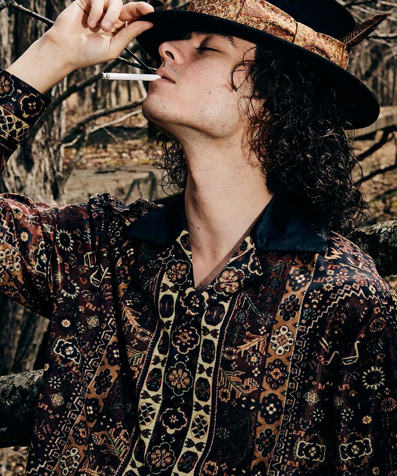 30%OFF【glamb(グラム)】Open Collar Caravan Shirt オープンカラー