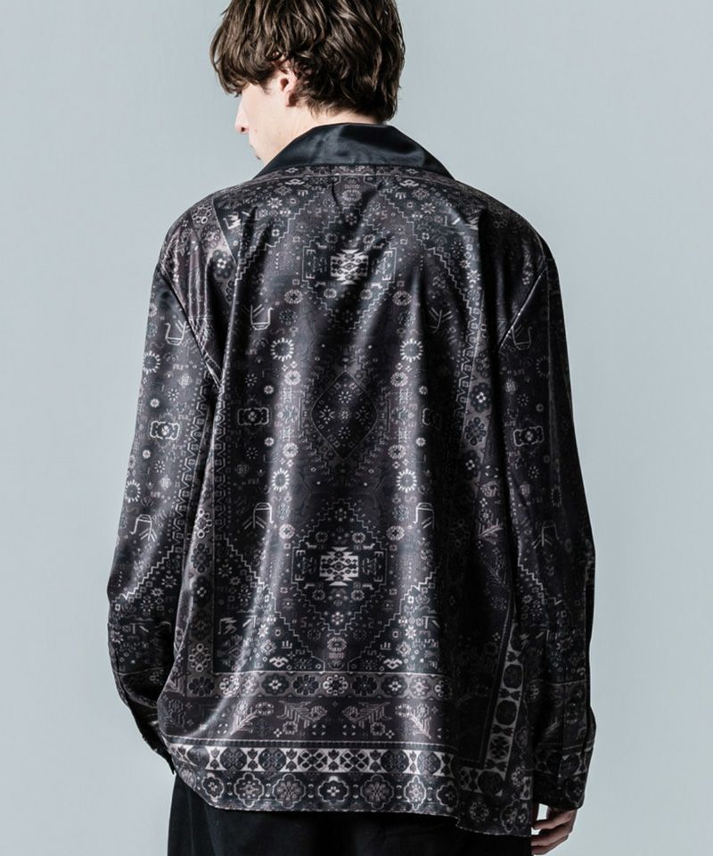 30%OFF【glamb(グラム)】Open Collar Caravan Shirt オープンカラー
