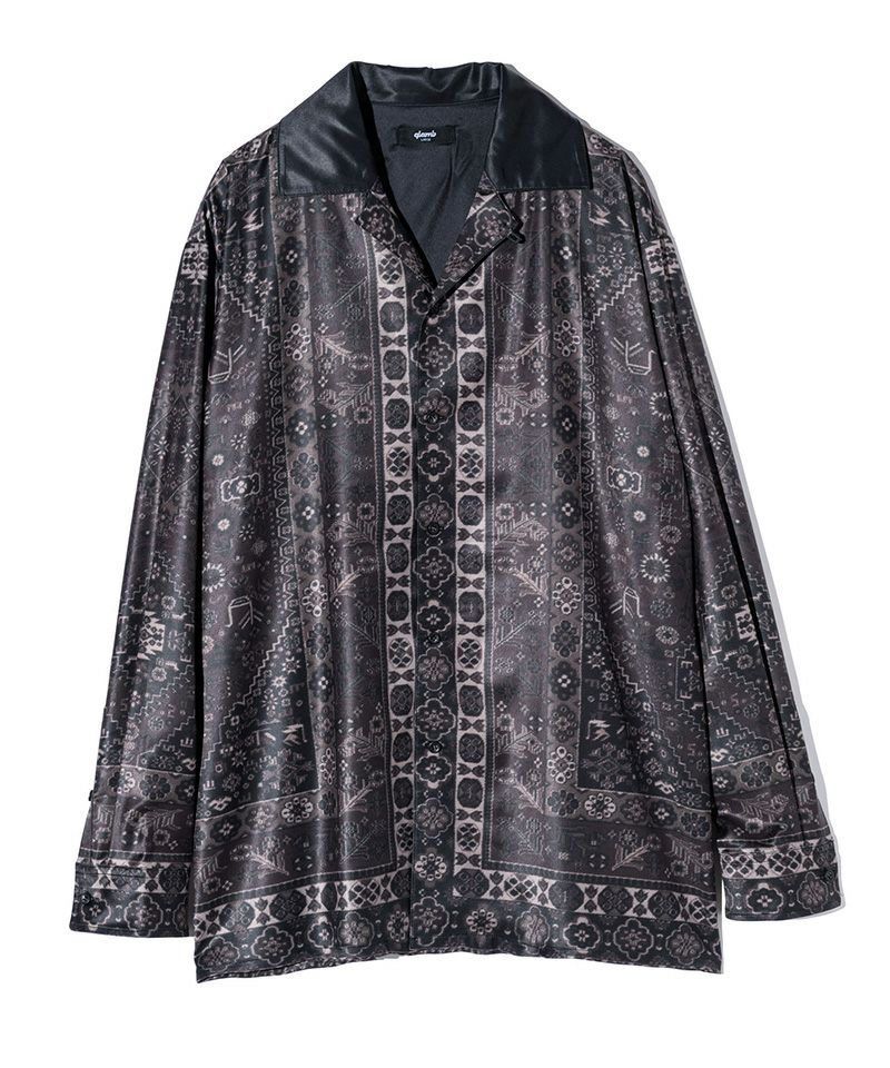 30%OFF【glamb(グラム)】Open Collar Caravan Shirt オープンカラー