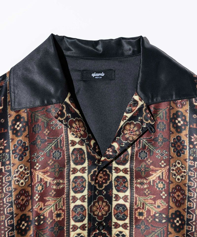 30%OFF【glamb(グラム)】Open Collar Caravan Shirt オープンカラー