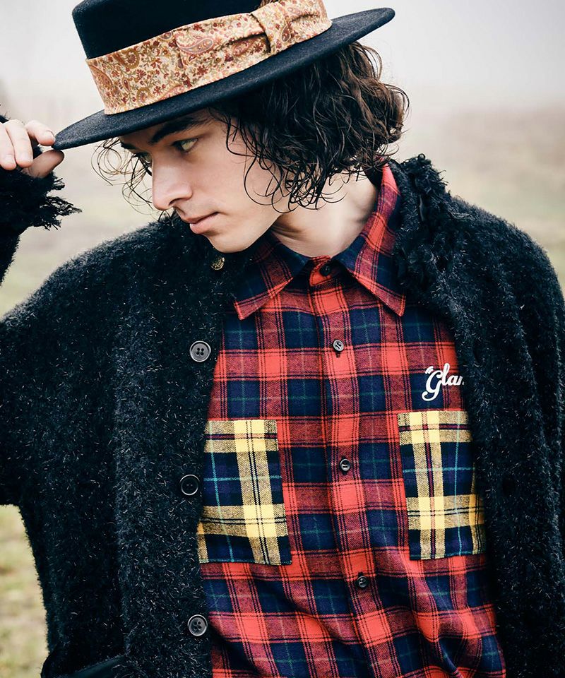 30%OFF【glamb(グラム)】Multi Check Shirt マルチチェックシャツ