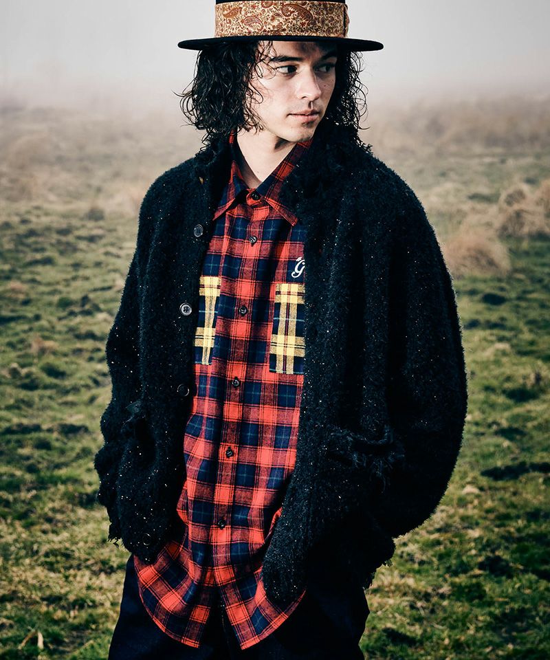 30%OFF【glamb(グラム)】Multi Check Shirt マルチチェックシャツ