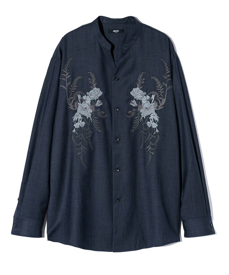 glamb(グラム)】Band Collar Eden Shirt バンドカラーエデンシャツ