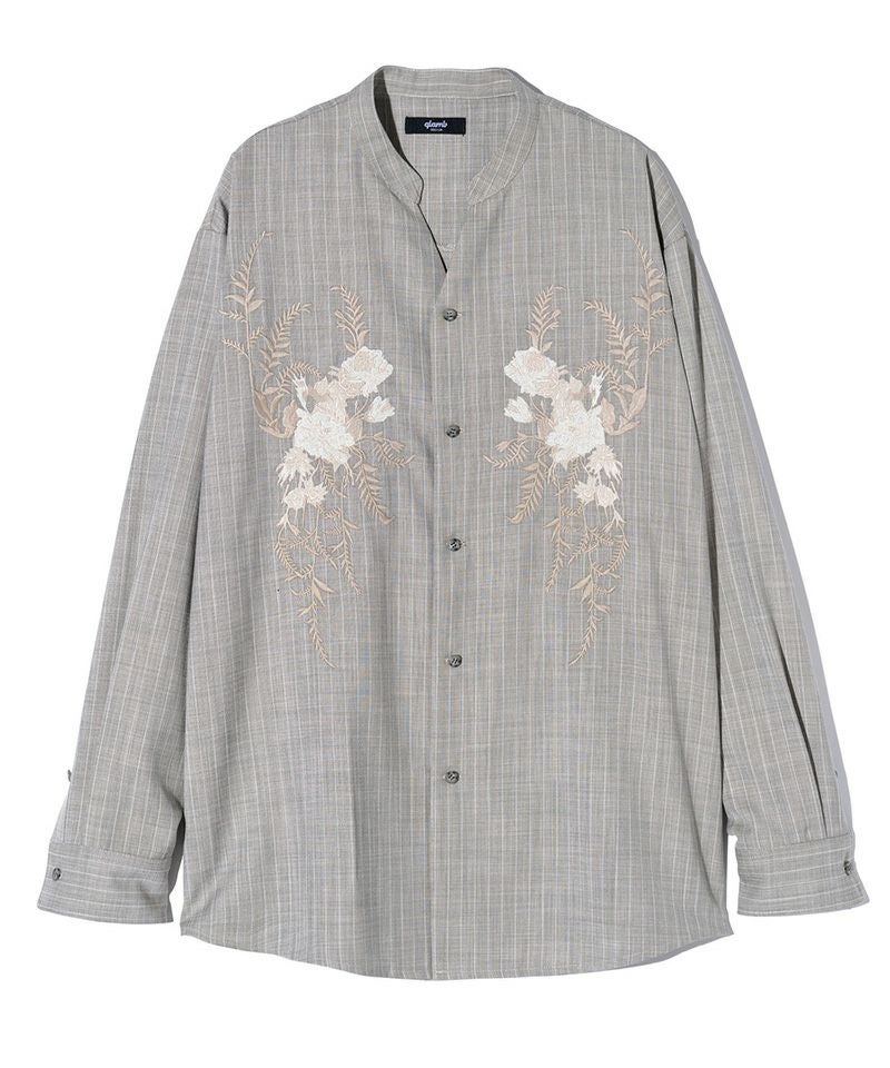 glamb(グラム)】Band Collar Eden Shirt バンドカラーエデンシャツ