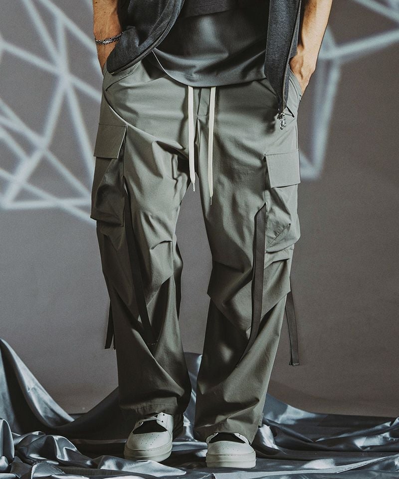 50%OFF【NO ID.(ノーアイディー)】ﾃｯｸｲｰｼﾞｰﾜｲﾄﾞｶｰｺﾞPT パンツ(854006