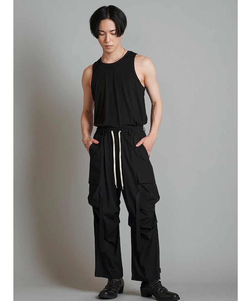 50%OFF【NO ID.(ノーアイディー)】ﾃｯｸｲｰｼﾞｰﾜｲﾄﾞｶｰｺﾞPT パンツ(854006