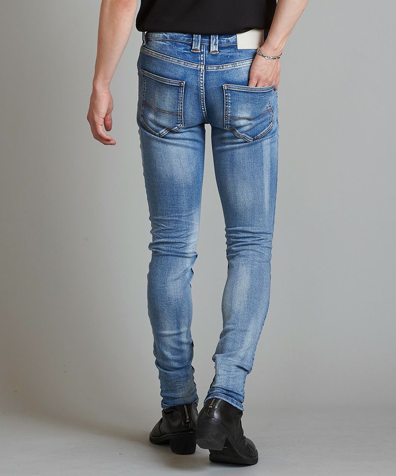 50%OFF【NO ID.(ノーアイディー)】ｱﾙﾃｨﾒｯﾄｽﾄﾚｯﾁﾃﾞﾆﾑﾀﾞﾒｰｼﾞｽｷﾆｰPT