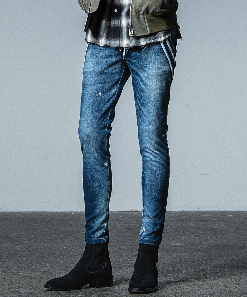 50%OFF【RESOUND CLOTHING(リサウンドクロージング)】EX denim jersey