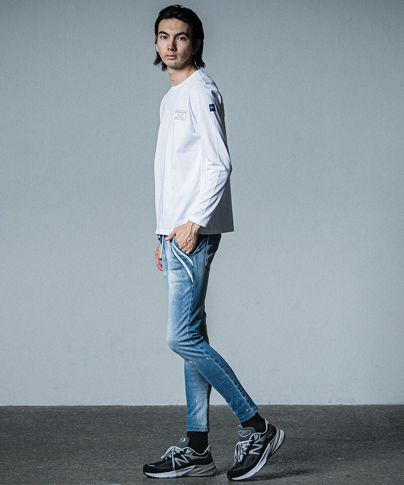 50%OFF【RESOUND CLOTHING(リサウンドクロージング)】EX denim jersey