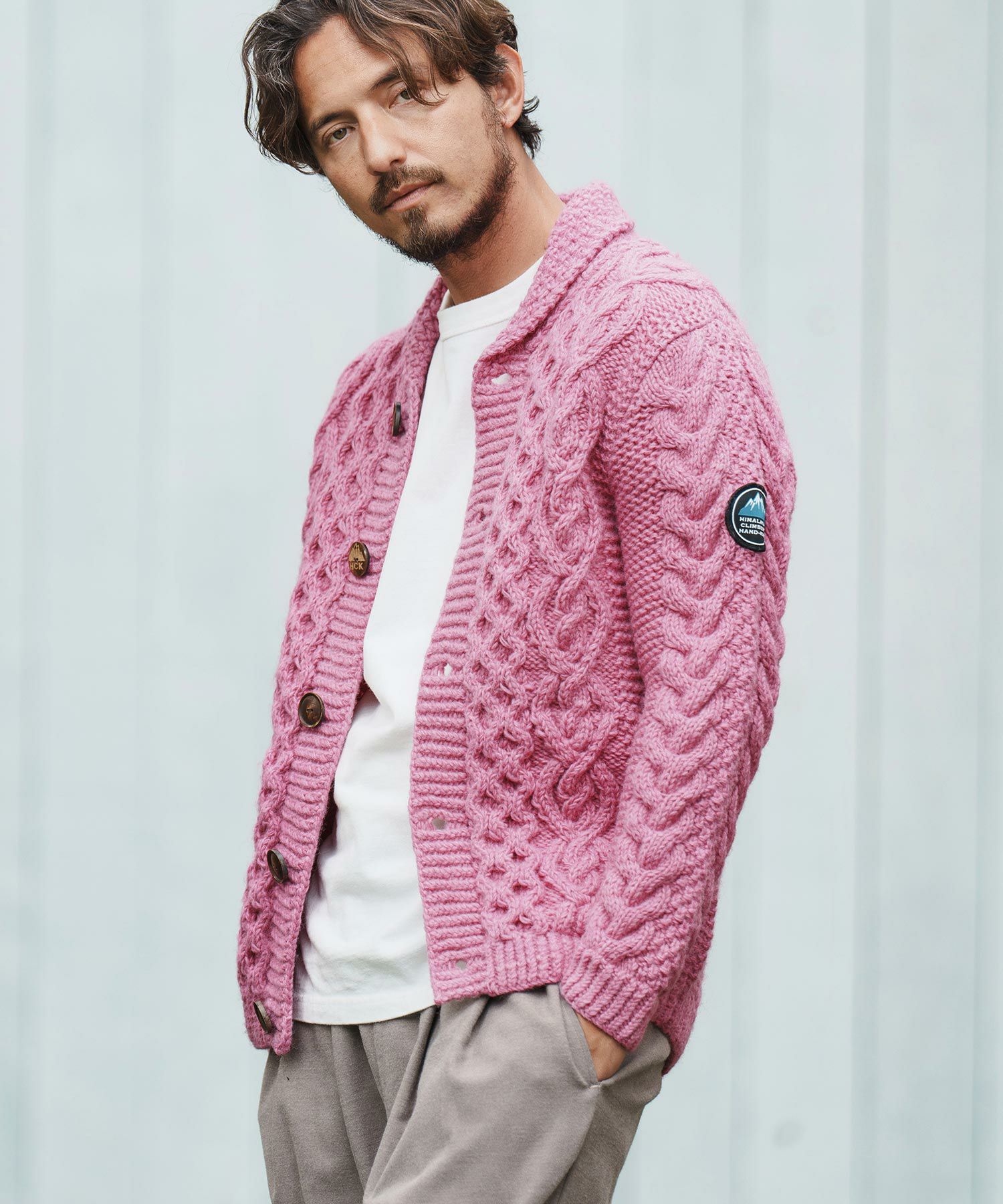 CAMBIO(カンビオ)】【HIMALAYAN CLIMBERS HAND-KNIT】手編みショール