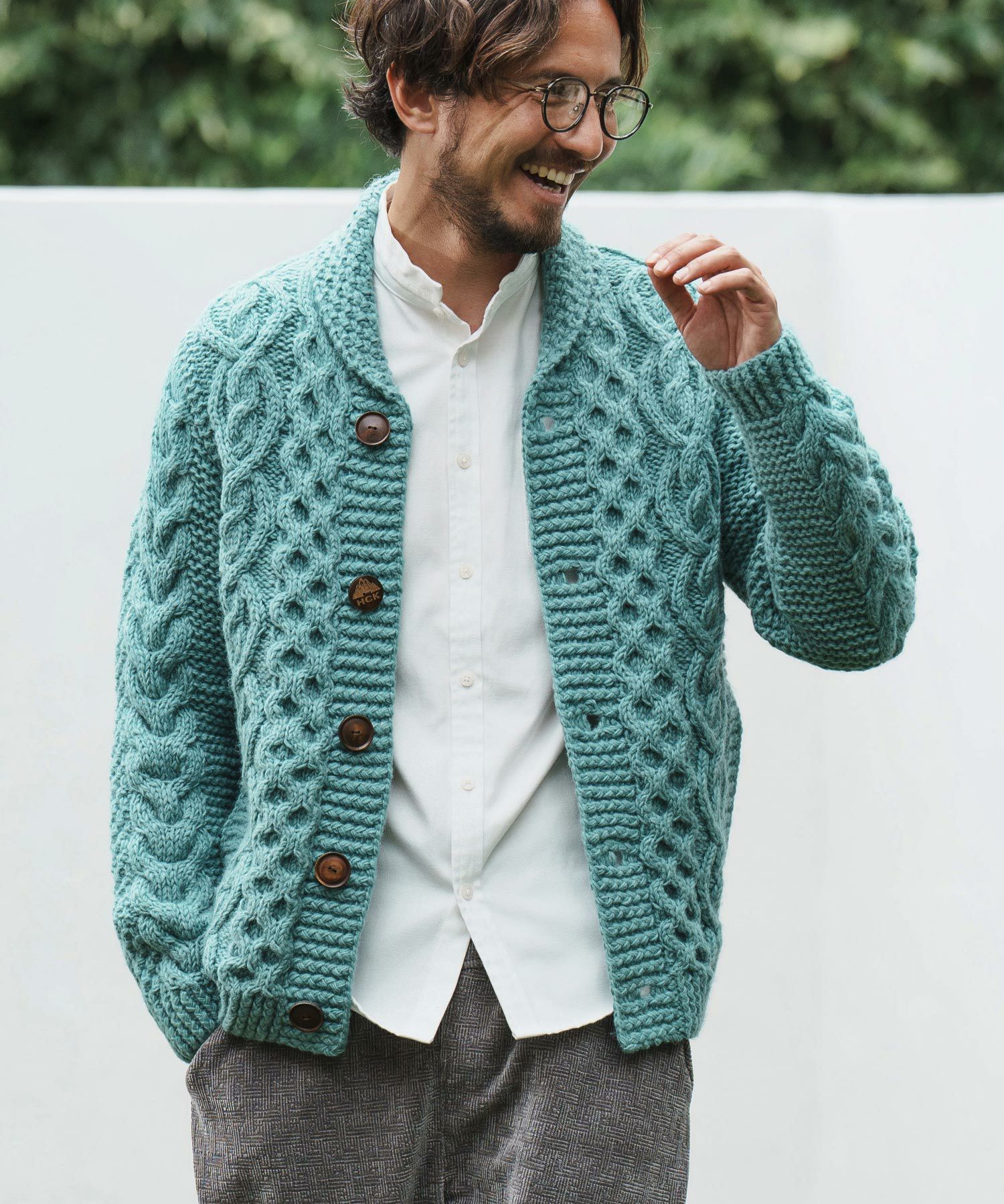 CAMBIO(カンビオ)】【HIMALAYAN CLIMBERS HAND-KNIT】手編みショール