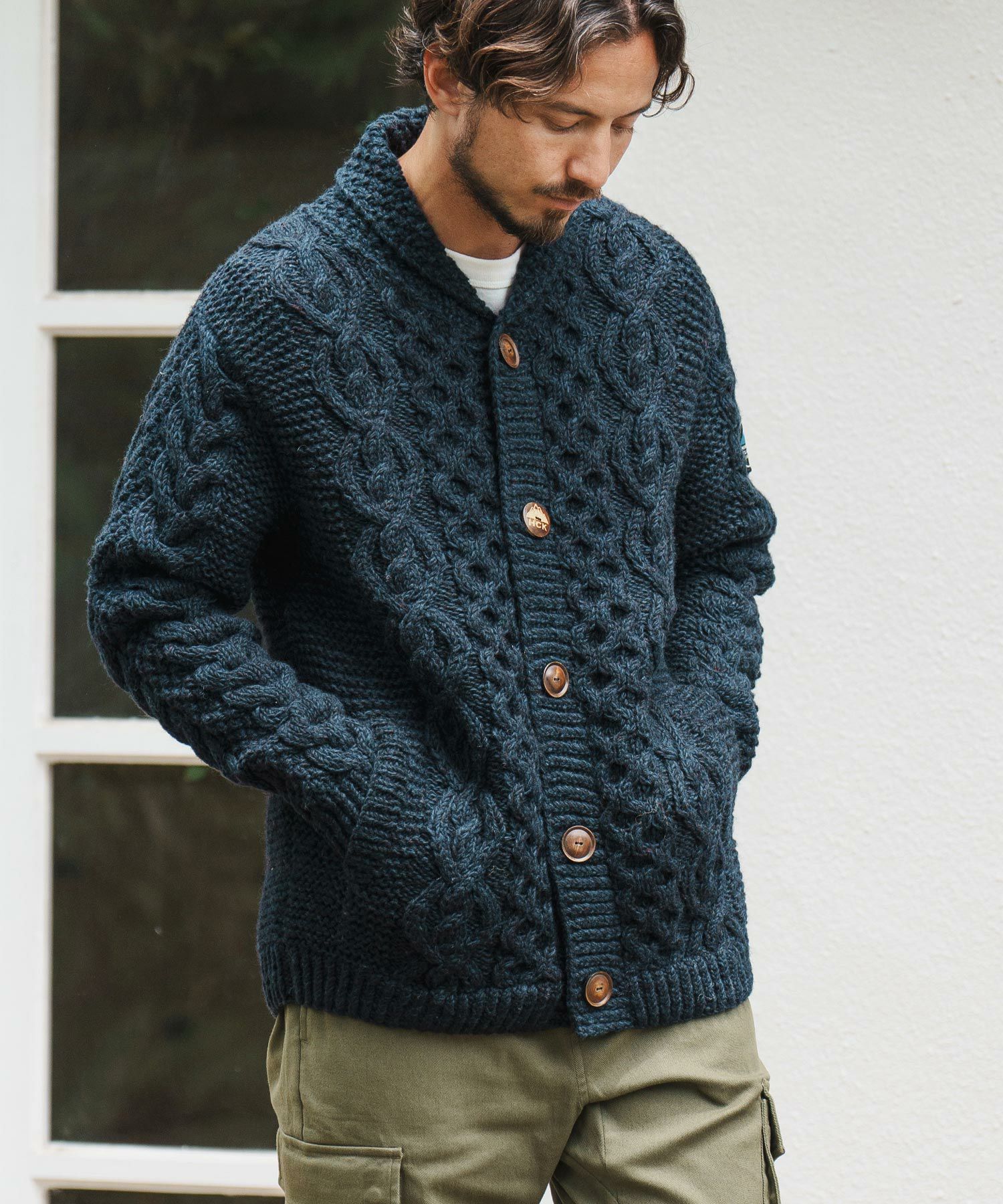 CAMBIO(カンビオ)】【HIMALAYAN CLIMBERS HAND-KNIT】手編みショール