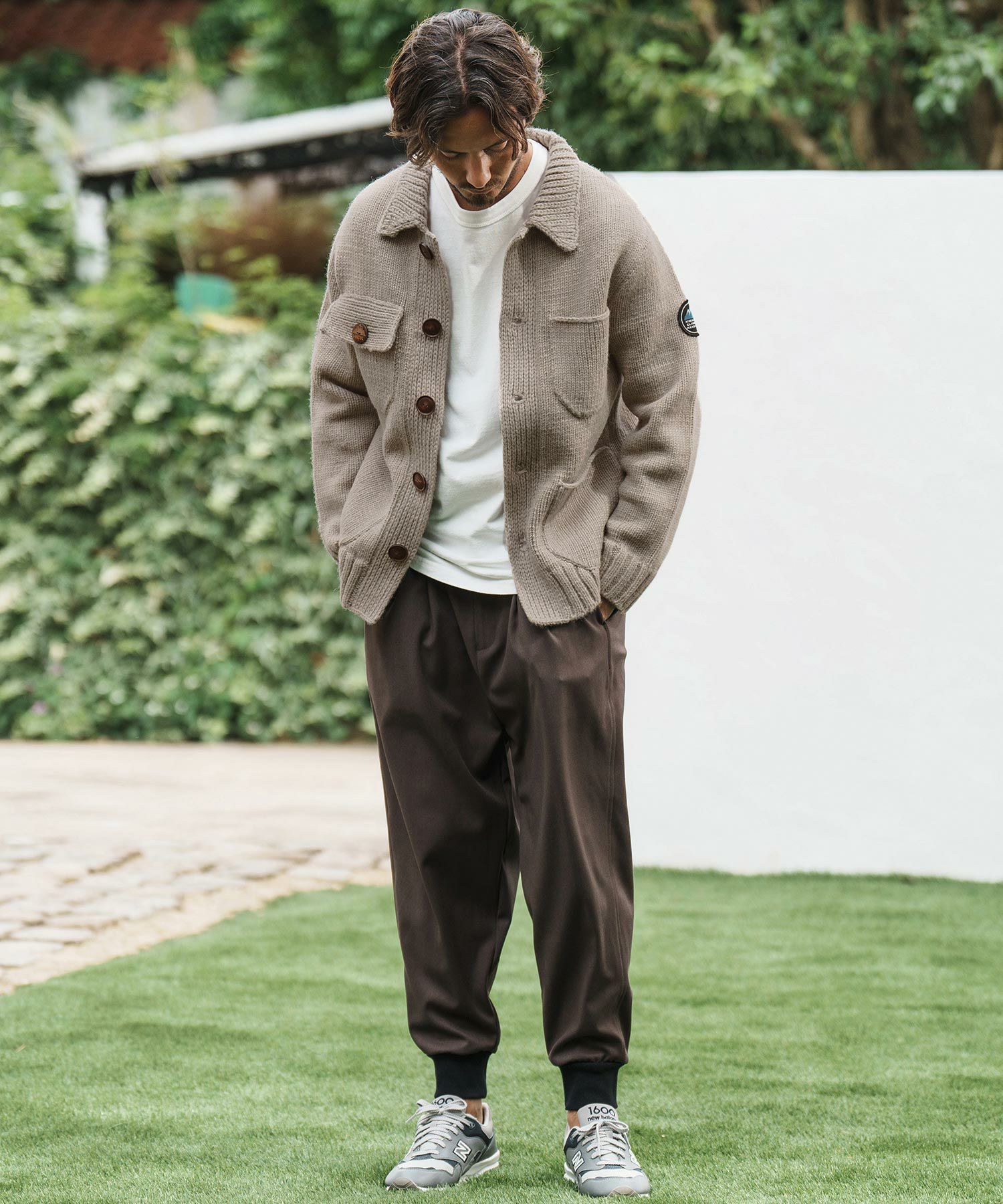 ④ジャガードニットカバーオール CAMBIO(カンビオ)】【HIMALAYAN CLIMBERS HAND-KNIT】手編み