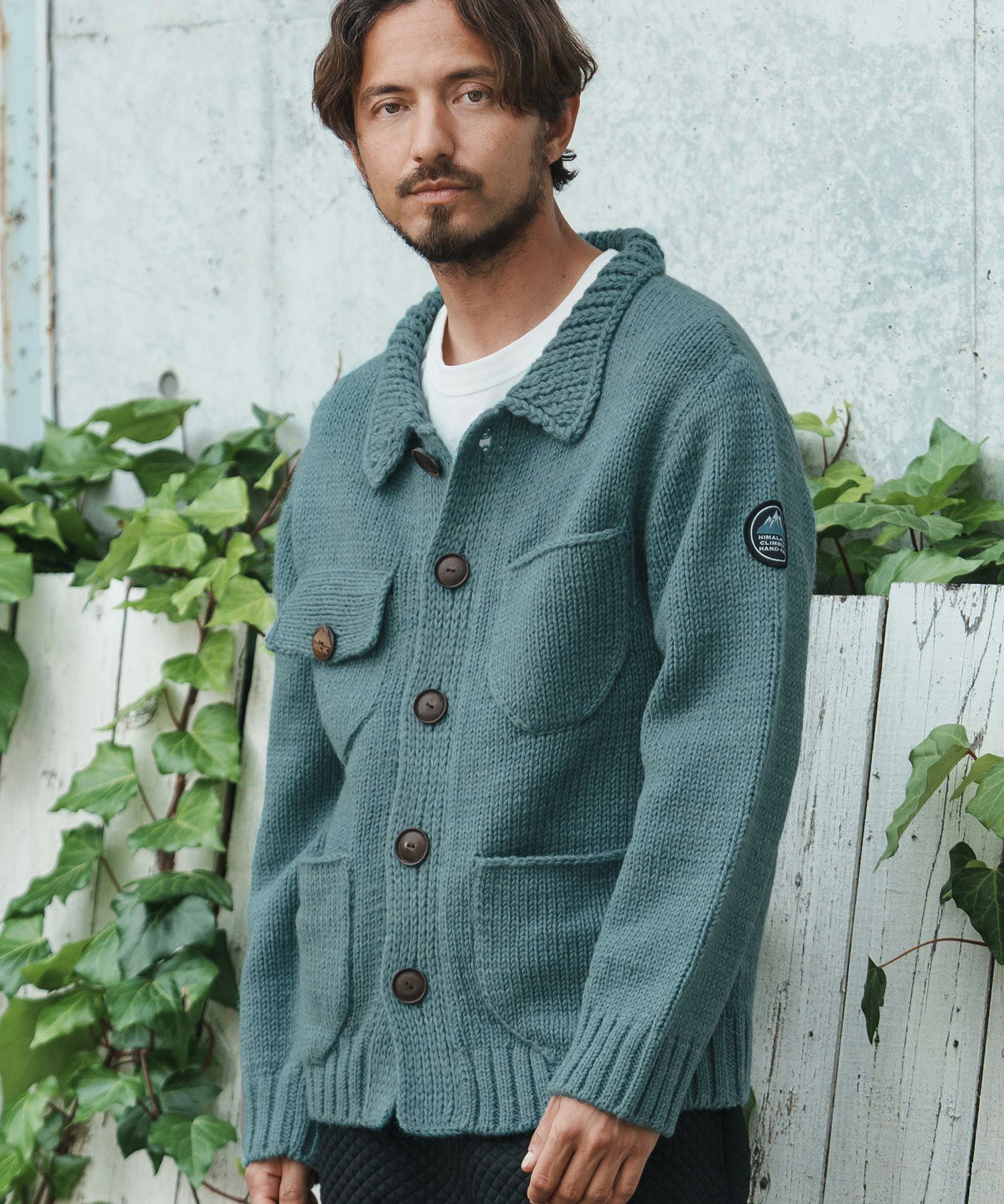 CAMBIO(カンビオ)】【HIMALAYAN CLIMBERS HAND-KNIT】手編み