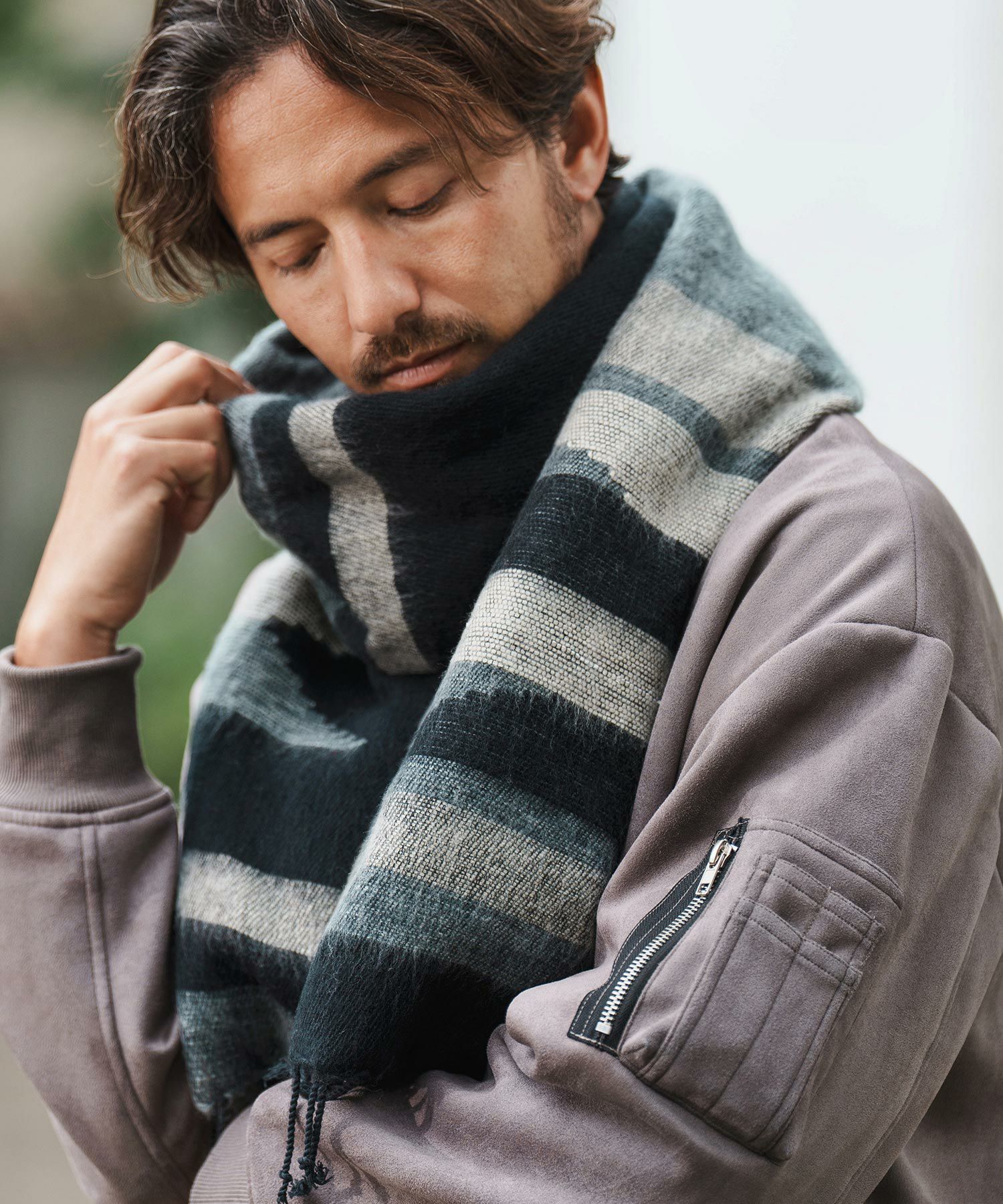 CAMBIO(カンビオ)】【HIMALAYAN CLIMBERS HAND-KNIT】シェルパストール