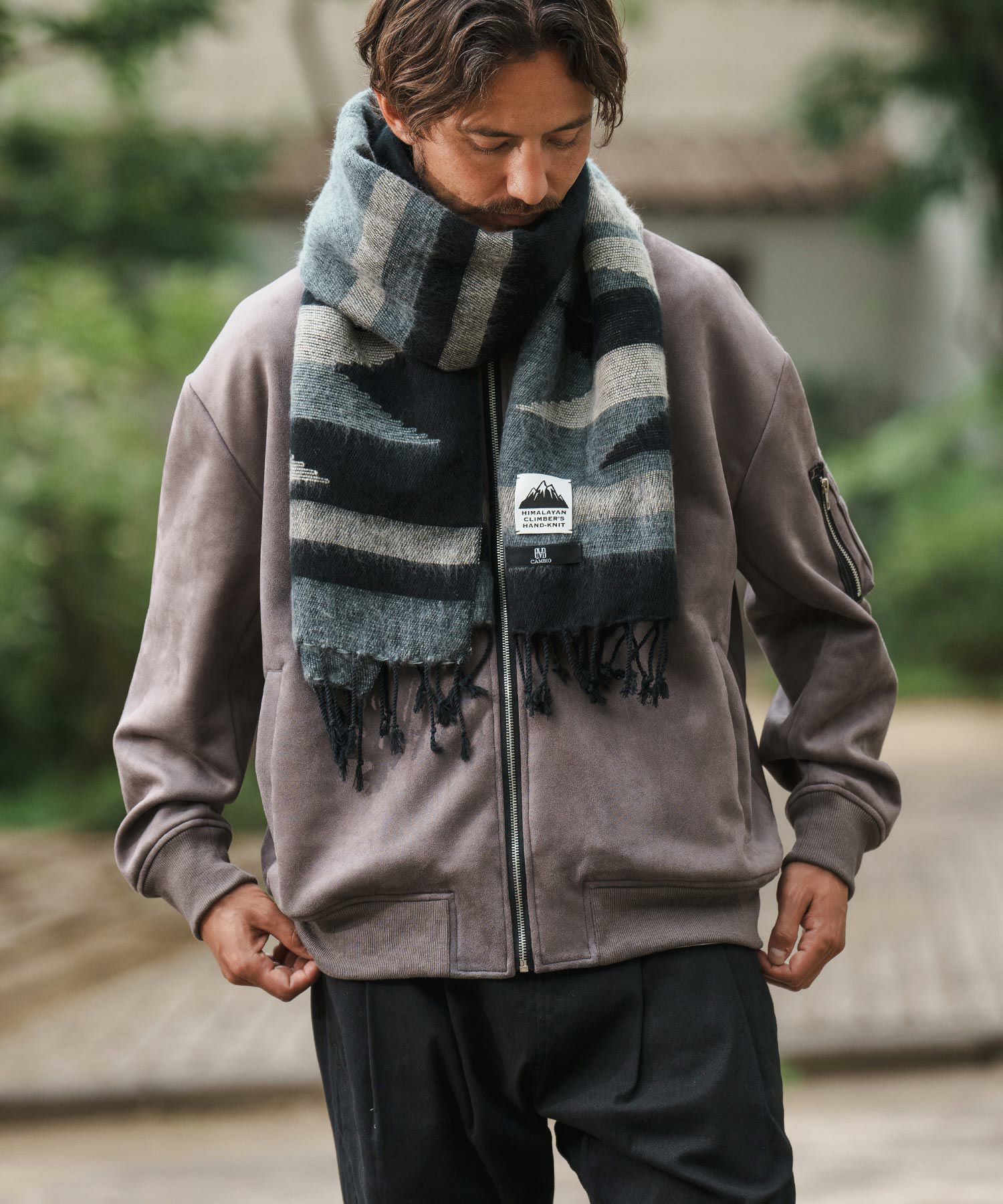 CAMBIO(カンビオ)】【HIMALAYAN CLIMBERS HAND-KNIT】シェルパストール