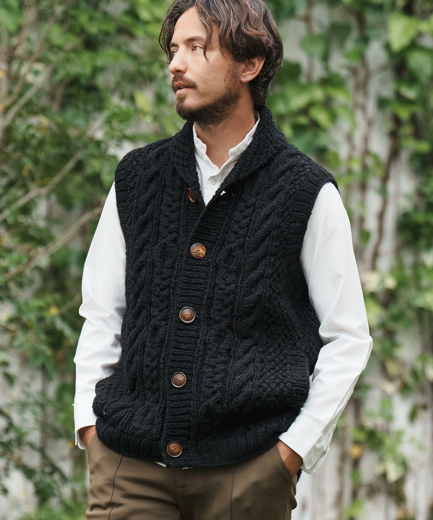 kilig ベスト CAMBIO(カンビオ)】【HIMALAYAN CLIMBERS HAND-KNIT】CAMBIO限定別注
