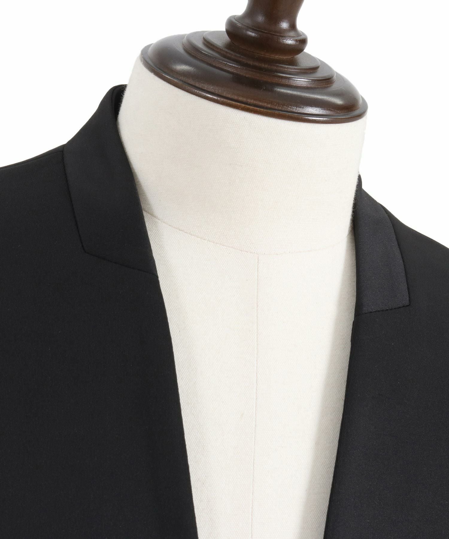 CAMBIO(カンビオ)】リラックスポンチノーカラージャケット(CMB-R0092