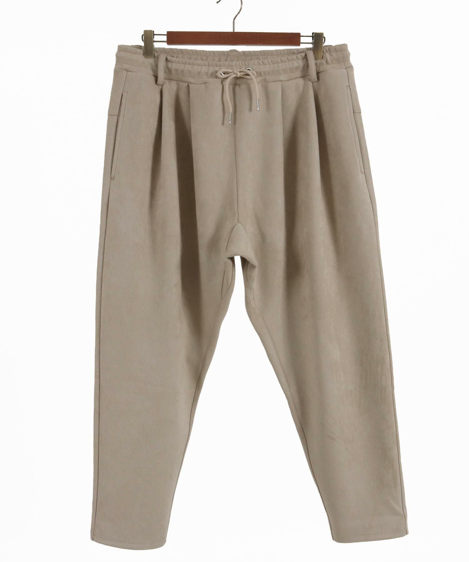 サマエル出品 30%OFF【CAMBIO(カンビオ)】Suede Ponti Cut Pants サルエル