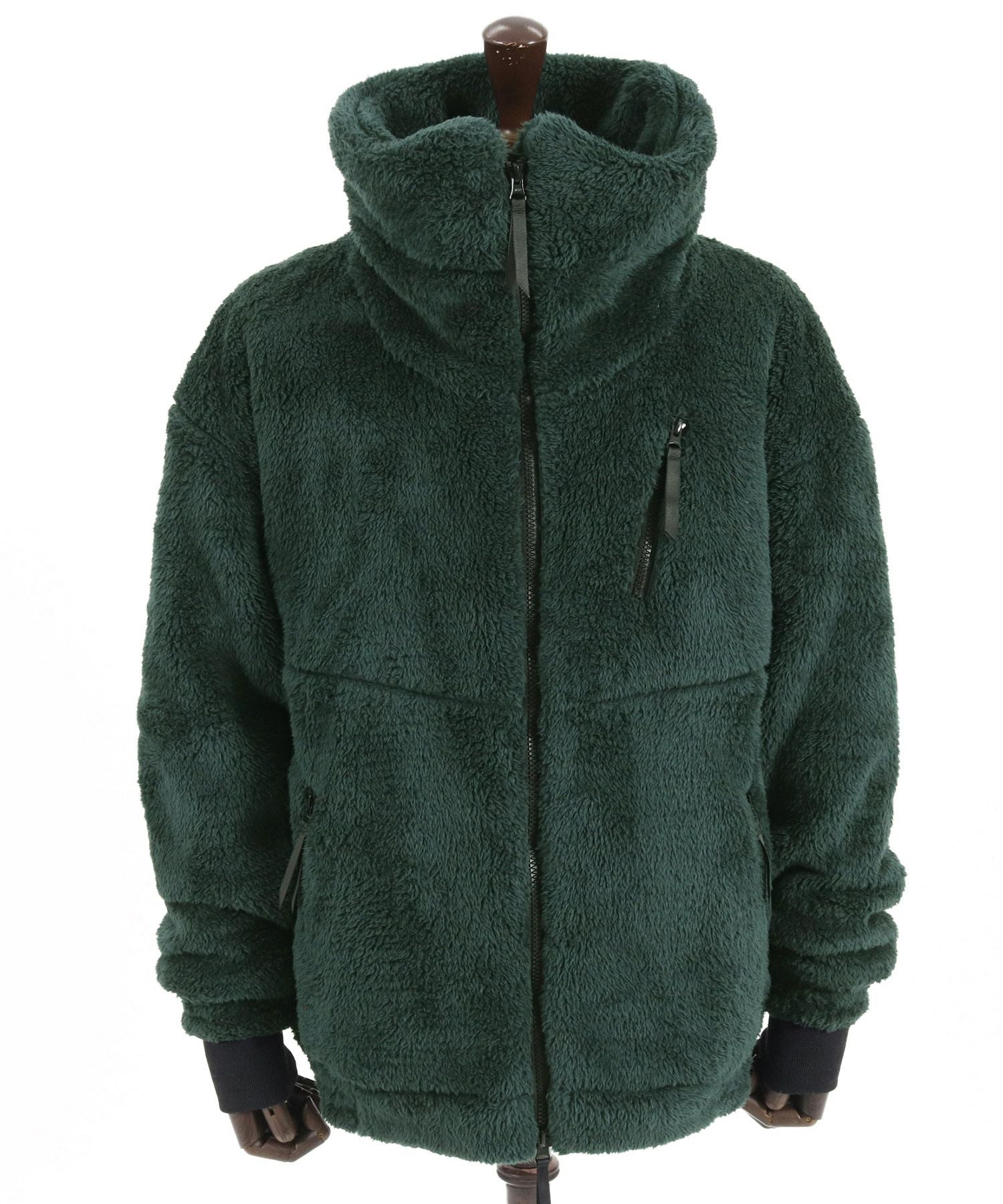 CAMBIO(カンビオ)】Short Microfur Volume Neck Stand Blouson