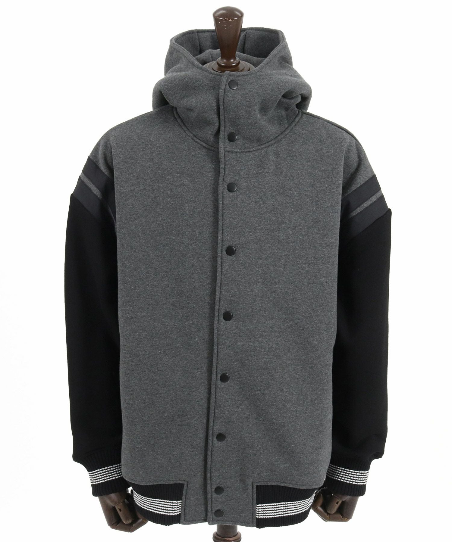 CAMBIO(カンビオ)】Back Brushed Sweat Hooded Studium Jacket