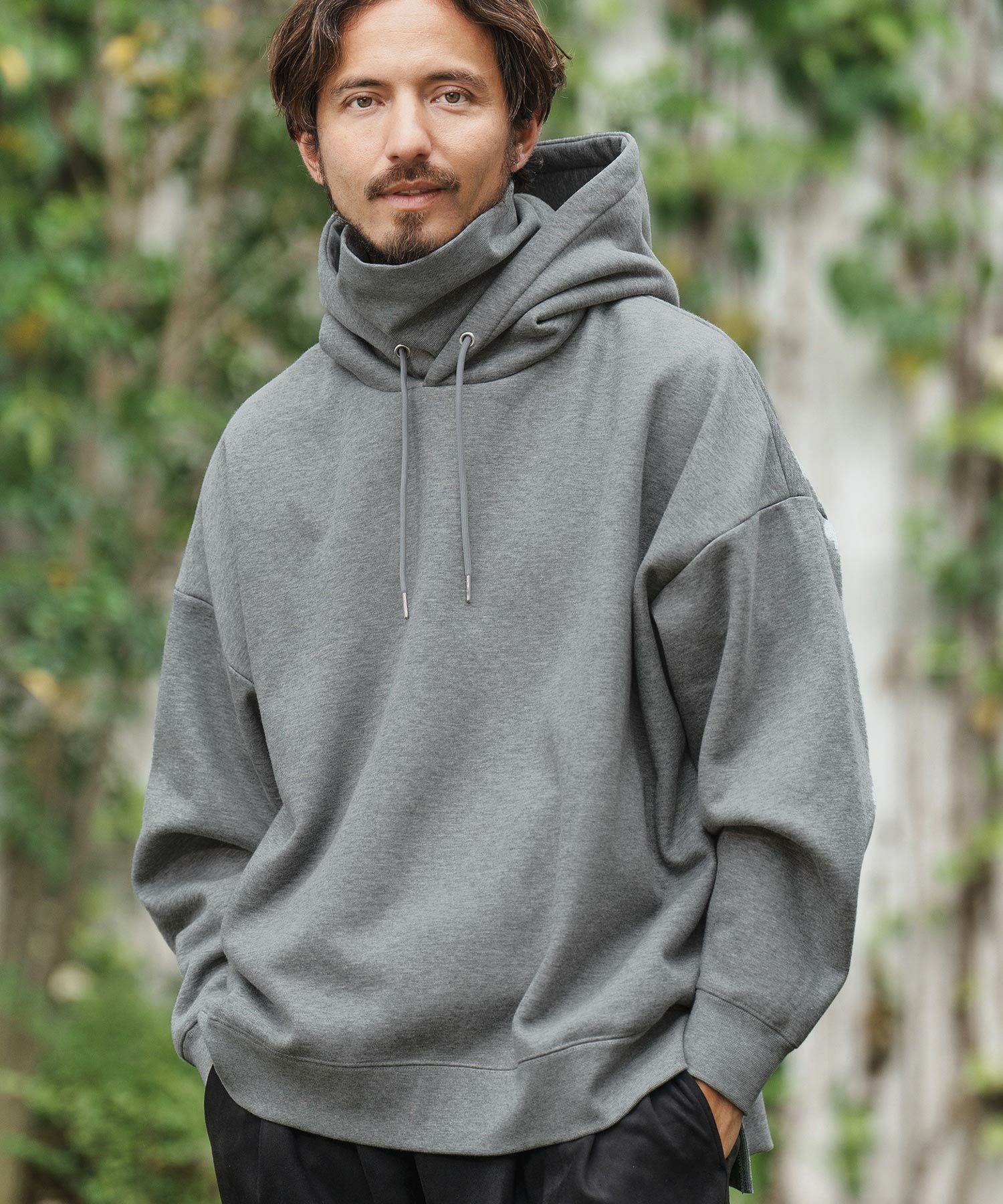 30%OFF【CAMBIO(カンビオ)】Boa Lining Sweat High Neck Hood Mix