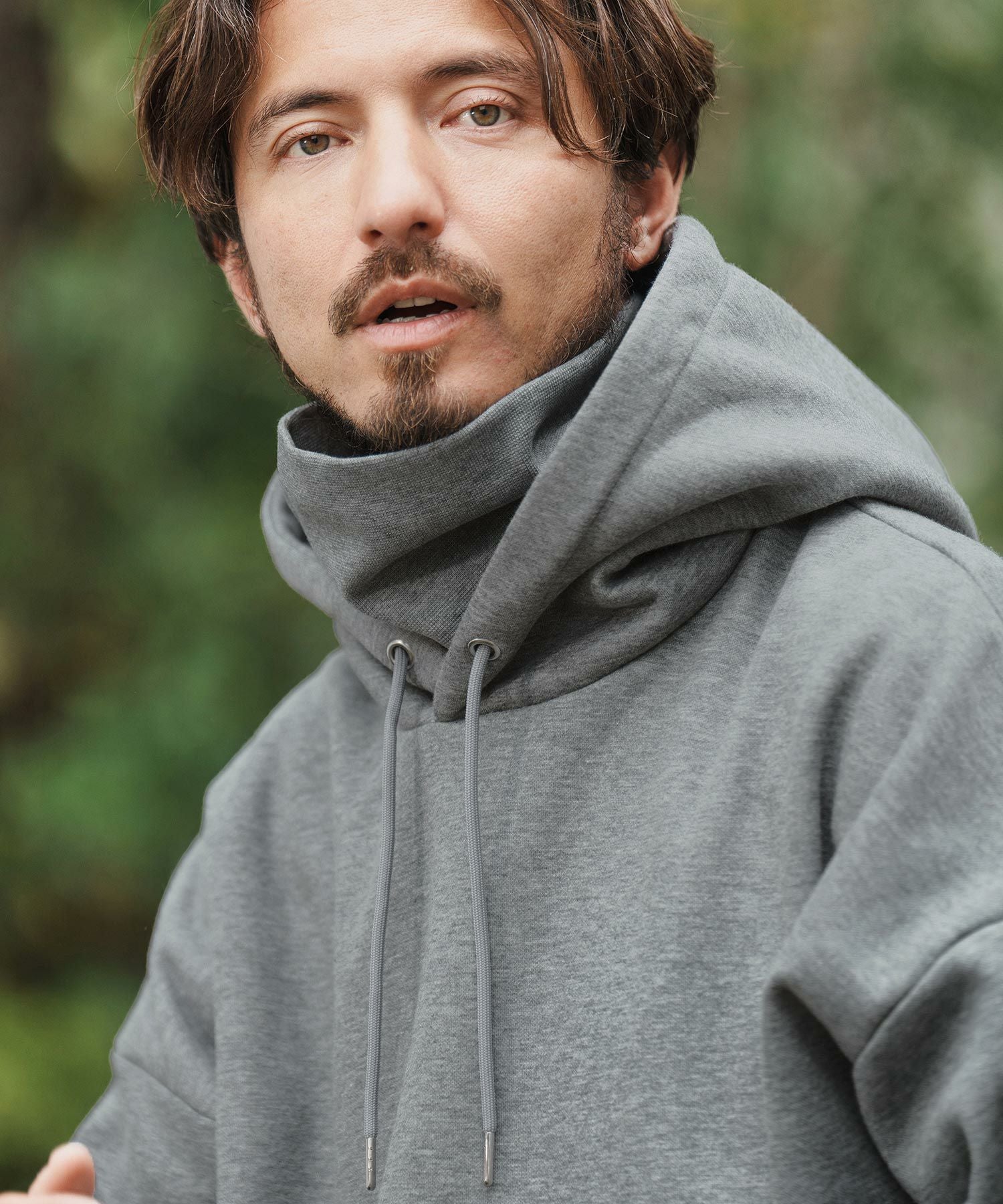 30%OFF【CAMBIO(カンビオ)】Boa Lining Sweat High Neck Hood Mix
