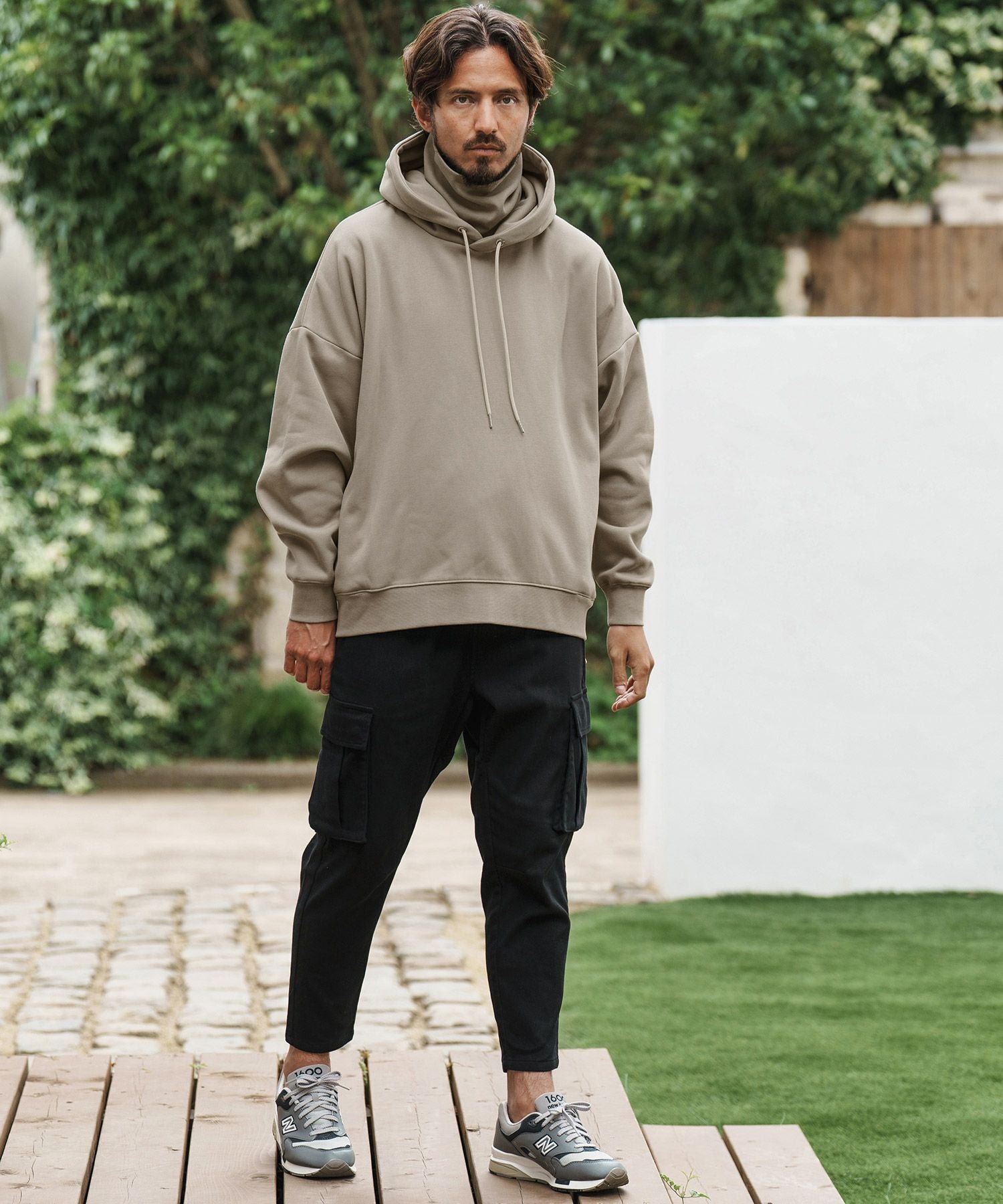 30%OFF【CAMBIO(カンビオ)】Boa Lining Sweat High Neck Hood Mix