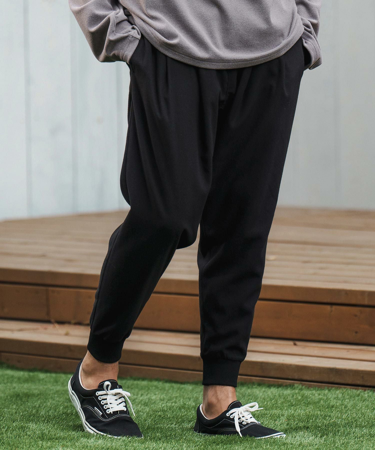 30%OFF【CAMBIO(カンビオ)】Slightly Brushed TR Jogger Pants