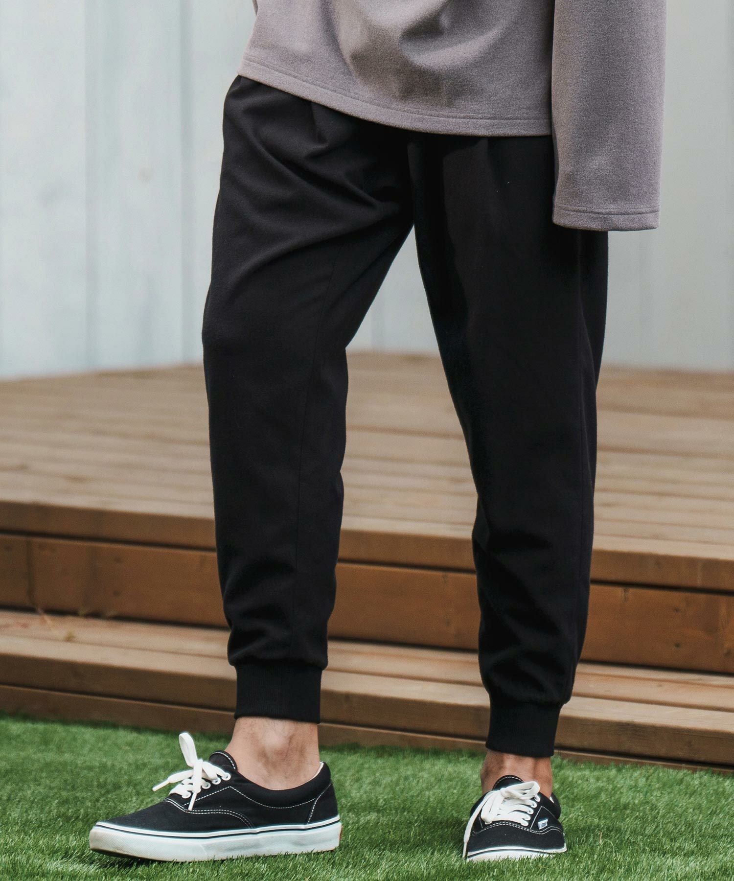 30%OFF【CAMBIO(カンビオ)】Slightly Brushed TR Jogger Pants