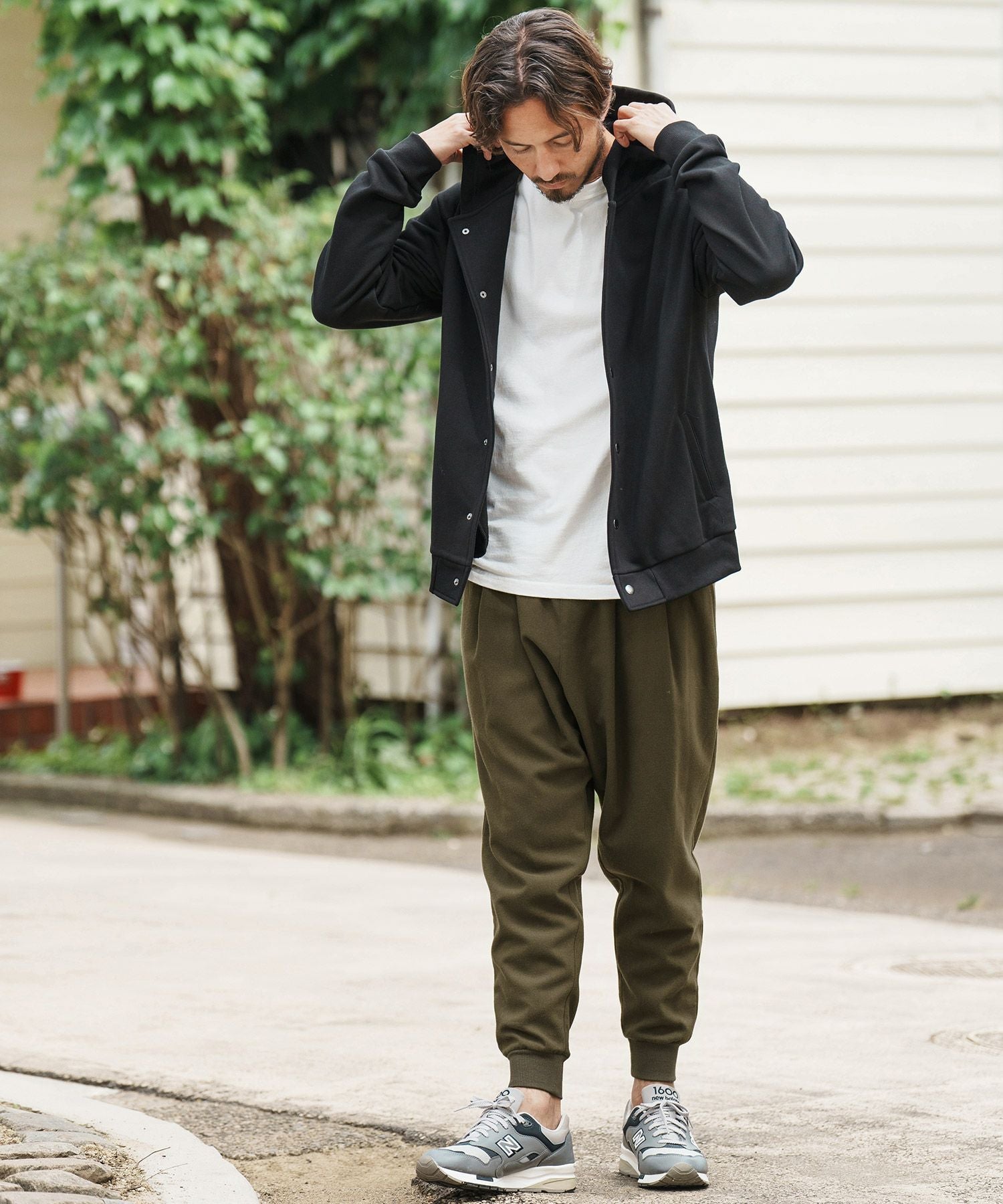 30%OFF【CAMBIO(カンビオ)】Slightly Brushed TR Jogger Pants