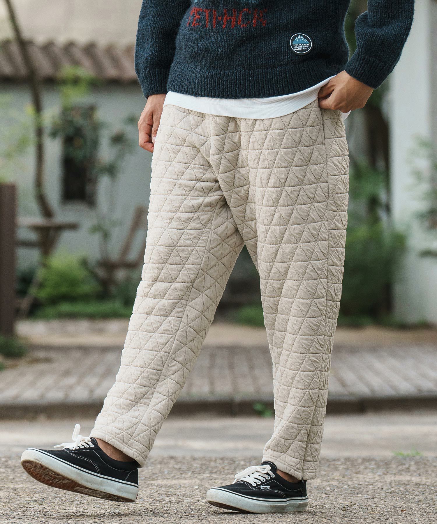 30%OFF【CAMBIO(カンビオ)】Suede Ponti Cut Pants サルエル