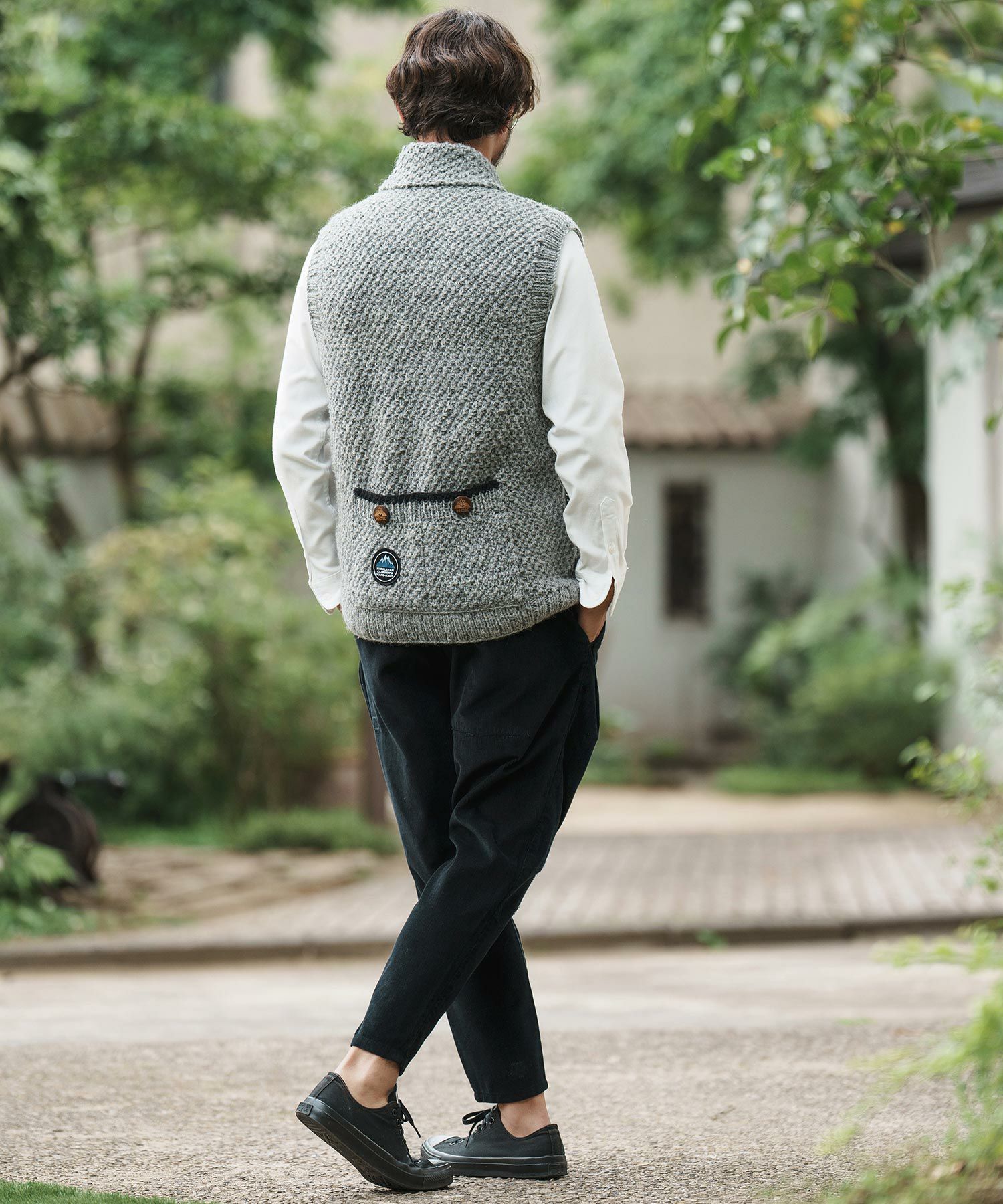 30%OFF【CAMBIO(カンビオ)】Distressed Corduroy Soft Sarrouel