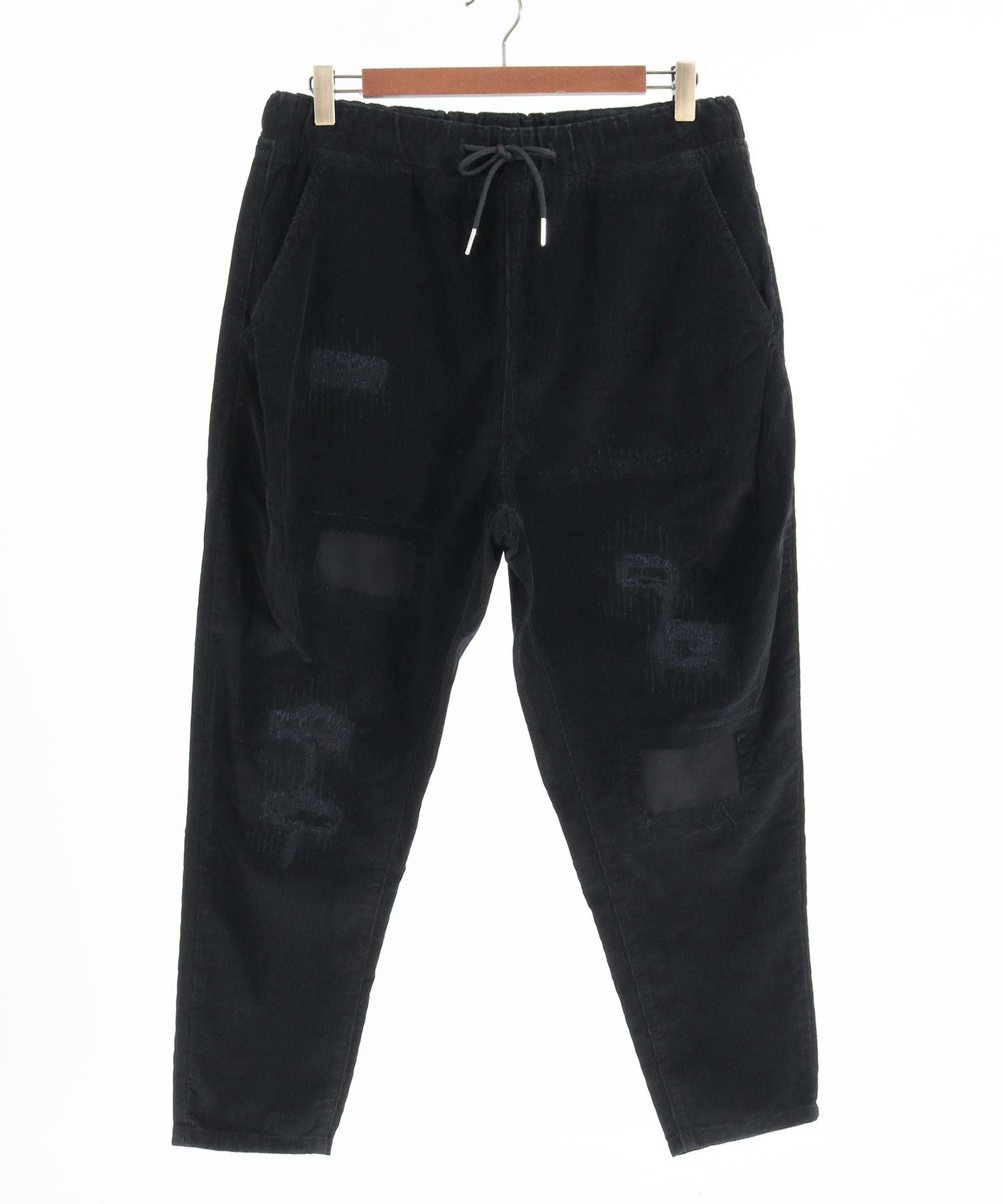 30%OFF【CAMBIO(カンビオ)】Distressed Corduroy Soft Sarrouel