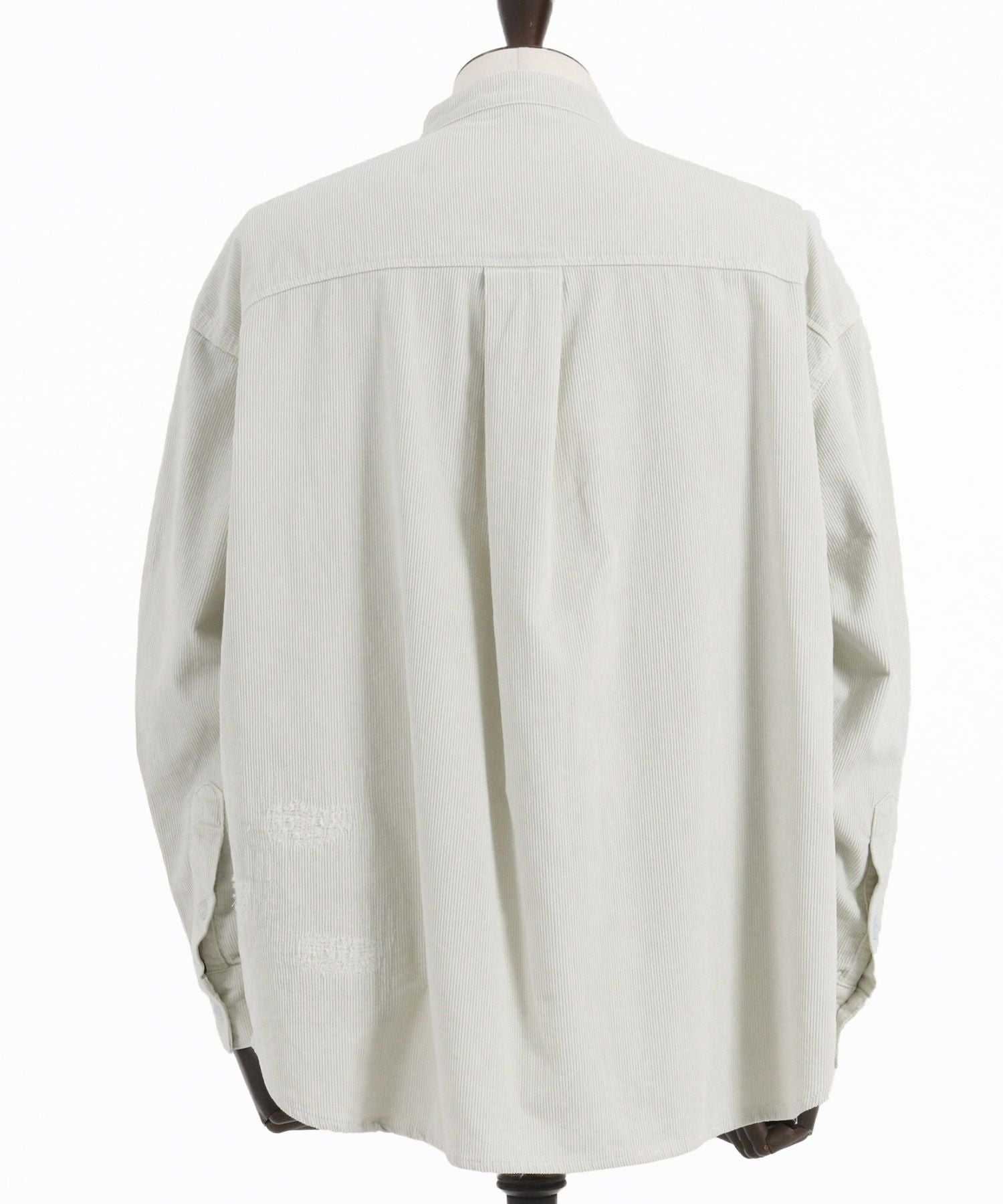 leno&amp;coバンドカラーシャツ　美品 LENO (リノ) BAND COLLAR SHIRT / バンドカラーシャツ