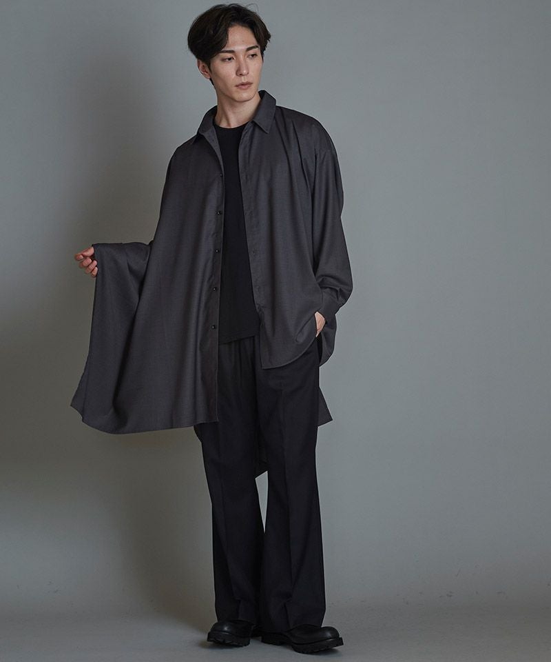30%OFF【NO ID.(ノーアイディー)】ｱｼﾝﾒﾄﾘ-ﾎﾟﾝﾁｮSH シャツ(455006-811S