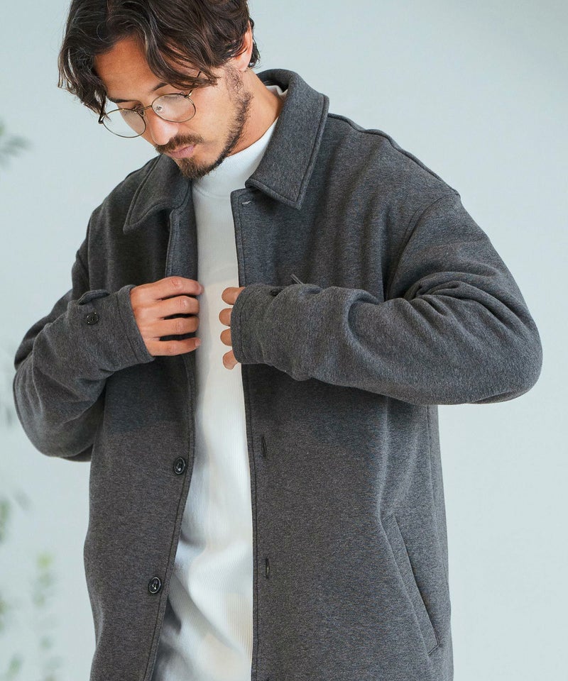 30%OFF【Magine(マージン)】Back Brushed Sweat Single Coat シングル 