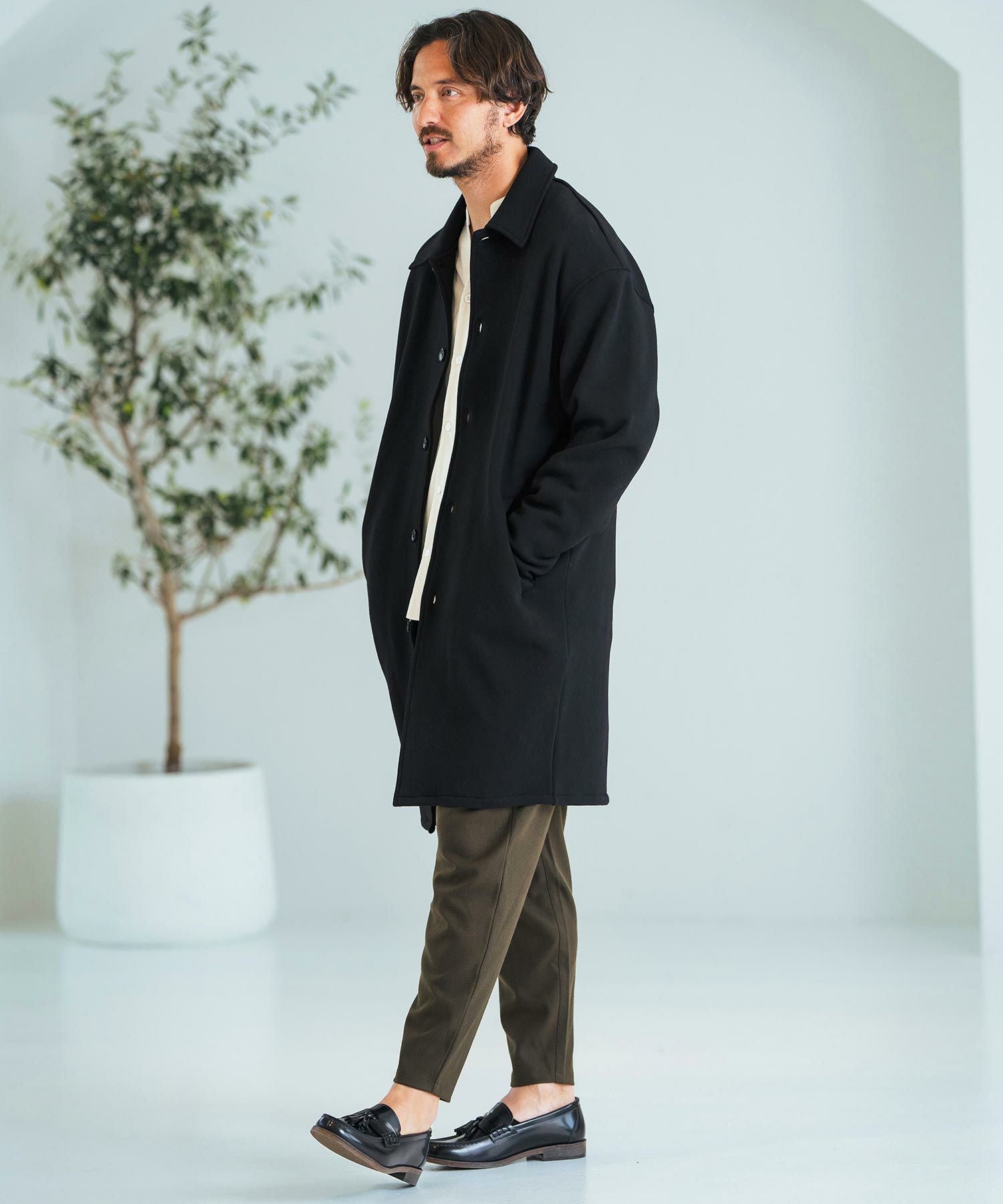 30%OFF【Magine(マージン)】Back Brushed Sweat Single Coat シングル