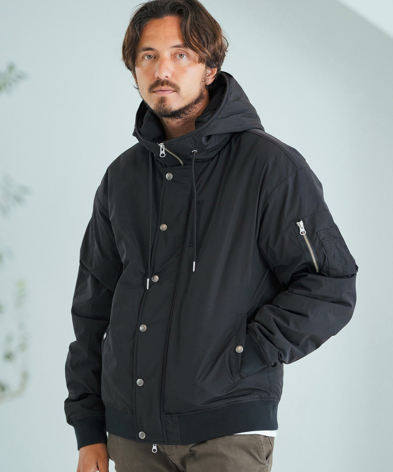 30%OFF【Magine(マージン)】Nylon Rip-Stop Stretch N-2B Jacket