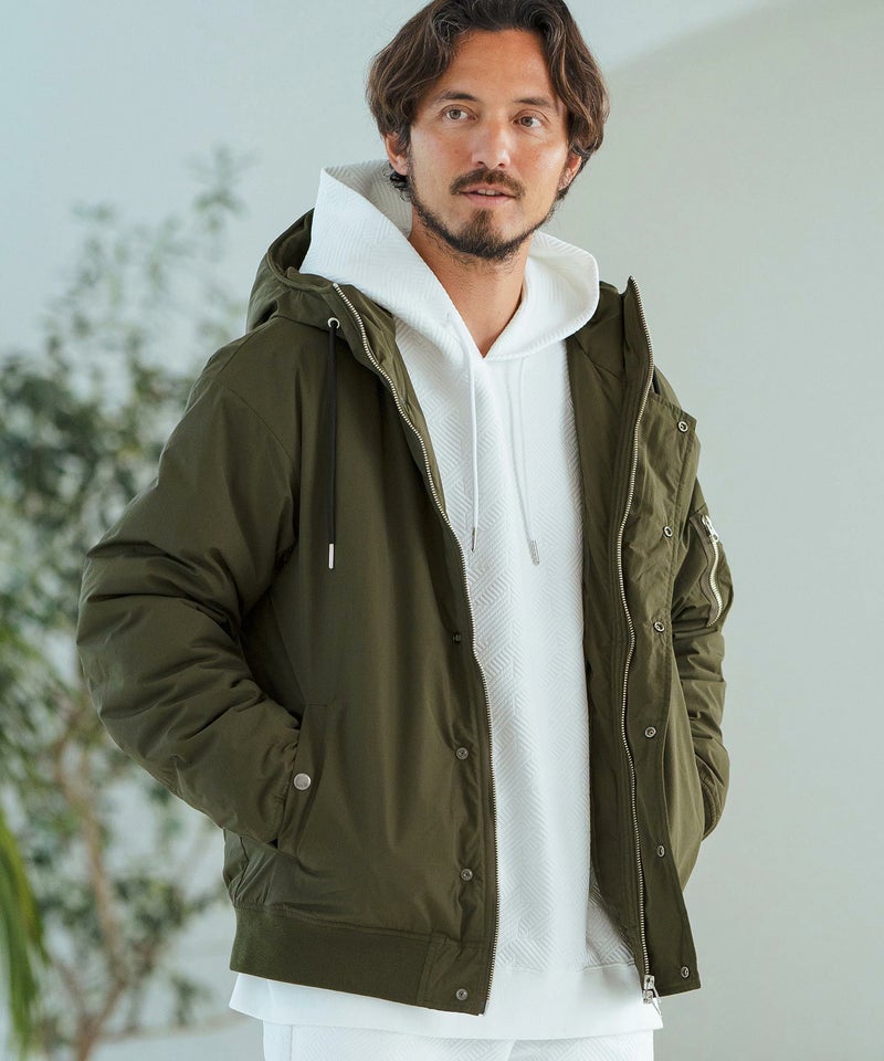 30%OFF【Magine(マージン)】Nylon Rip-Stop Stretch N-2B Jacket 