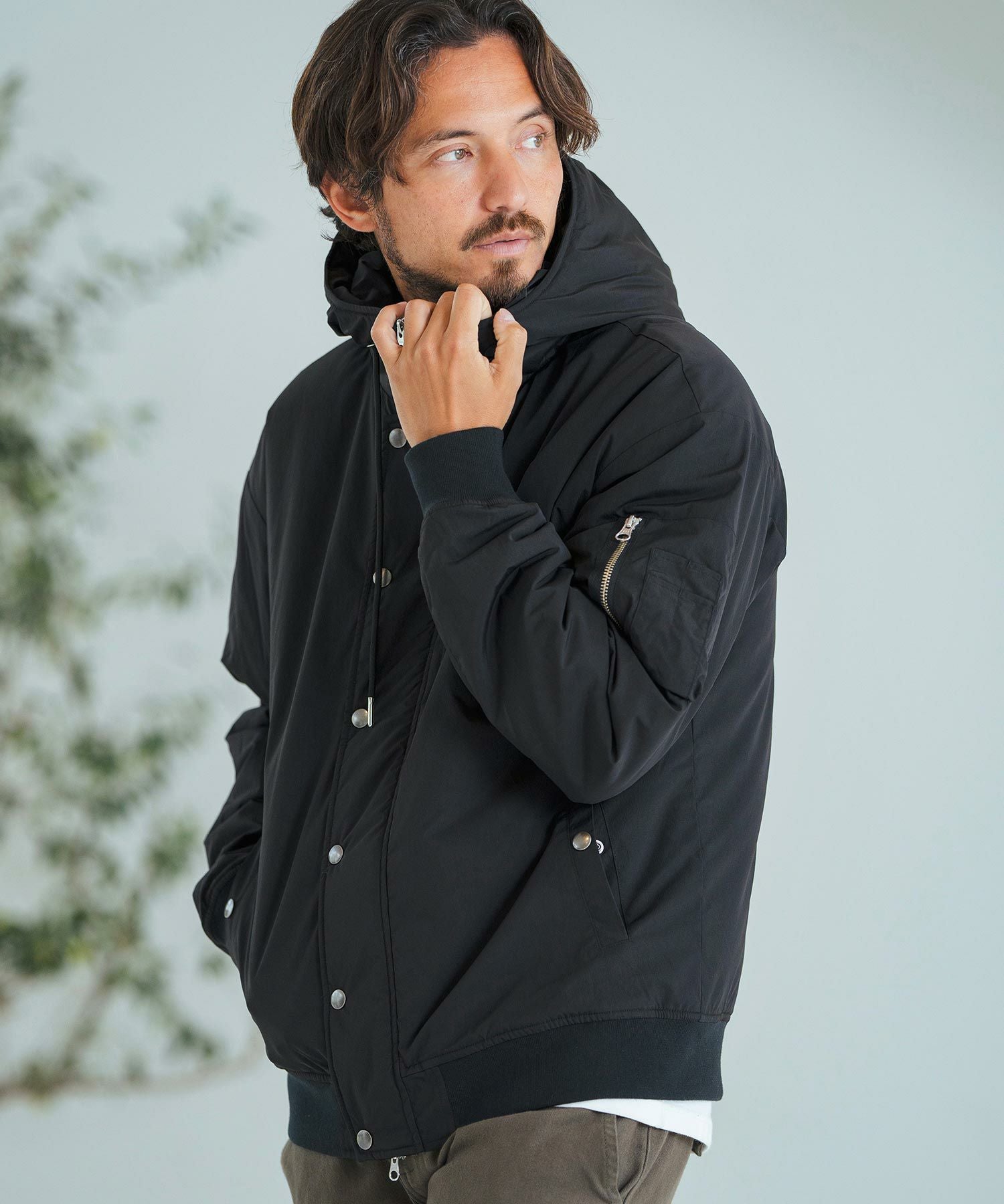 30%OFF【Magine(マージン)】Nylon Rip-Stop Stretch N-2B Jacket